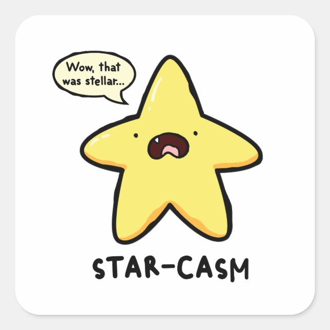 Carré Sticker à pistons astronomiques Star-casm (Devant)