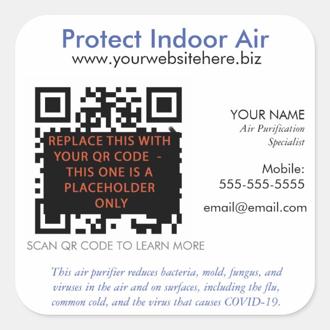 Carré Sticker à utiliser sur ASP pour les unités de démo (Devant)