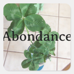 Carré Sticker Abondance