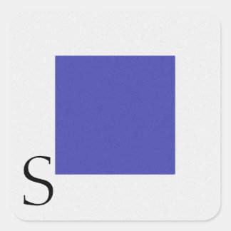Carré Sticker Alphabet Signal Nautique S