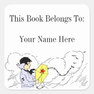 Carré Sticker Boîtier Flying a Kite Custom