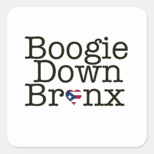Carré Sticker Boogie Down Bronx