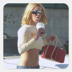 Carré Sticker Britney Paparazzi