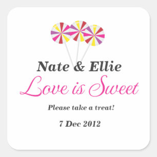 Carré Sticker Buffet sucré sucré