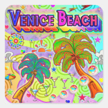Sticker Cible Vacances Venice Beach