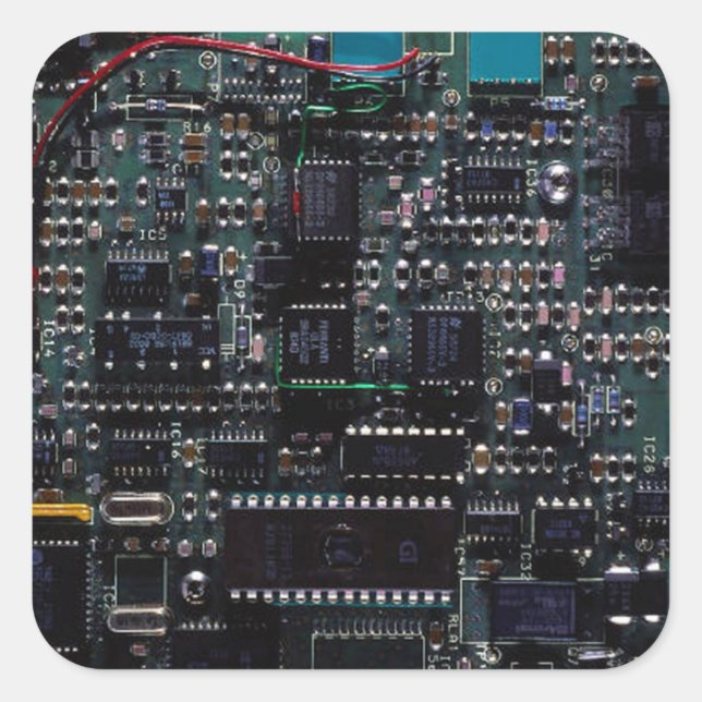 Carré Sticker Circuitry (Devant)