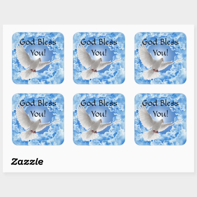 Carré Sticker Classic Dove (Feuille)