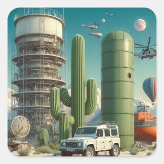 Carré Sticker Concept Defender