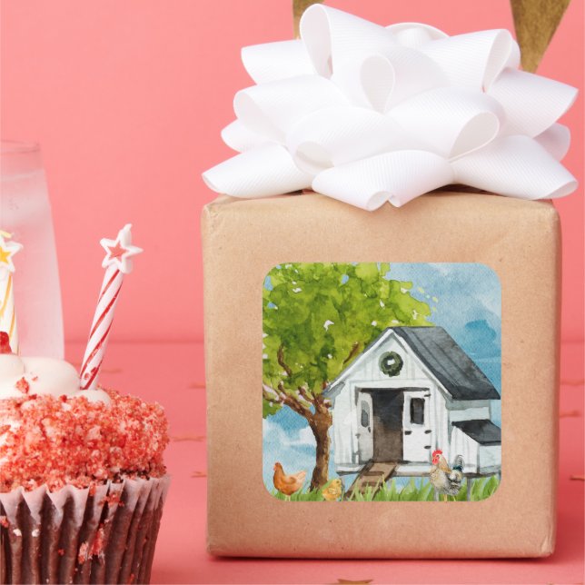 Carré Sticker Country Life (Fête)