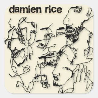 Carré Sticker Damien Rice
