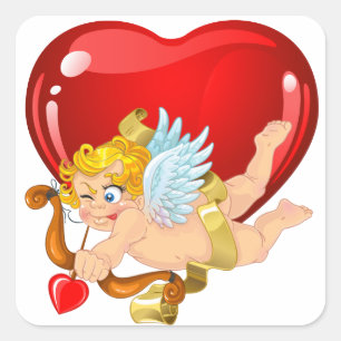 Carré Sticker d'amour mignon - SRF