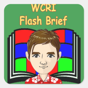 Carré Sticker de Briefs Flash WCRI