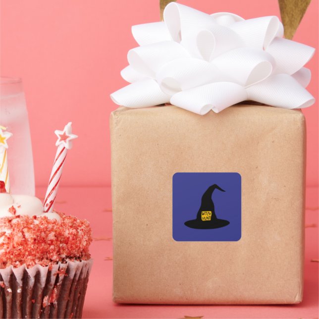 CARRÉ STICKER DE CHASSE DE TÉMOIN (Fête)