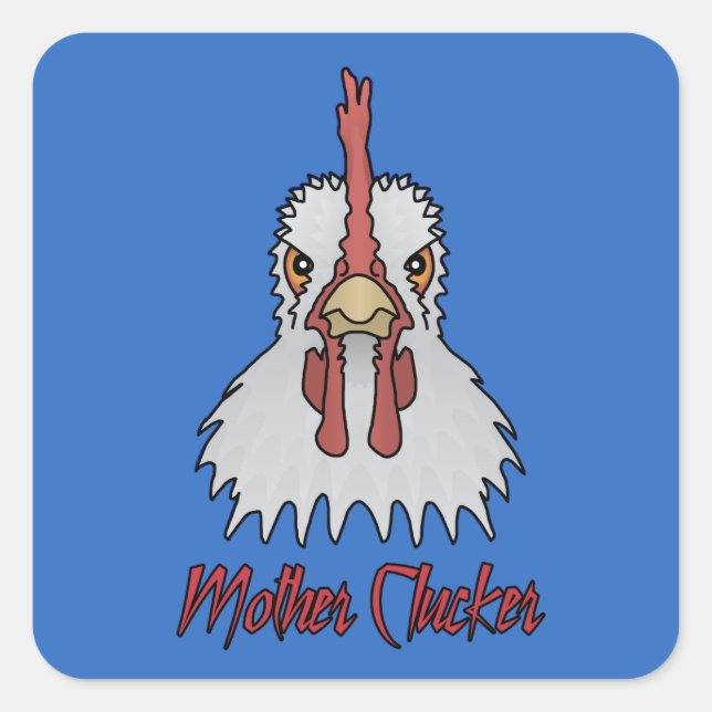 Carré Sticker de Clucker (Devant)