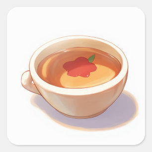 Carré Sticker de Cute Lover