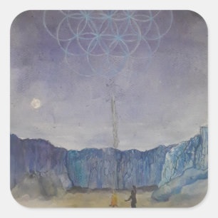 Carré Sticker de danse sacrée