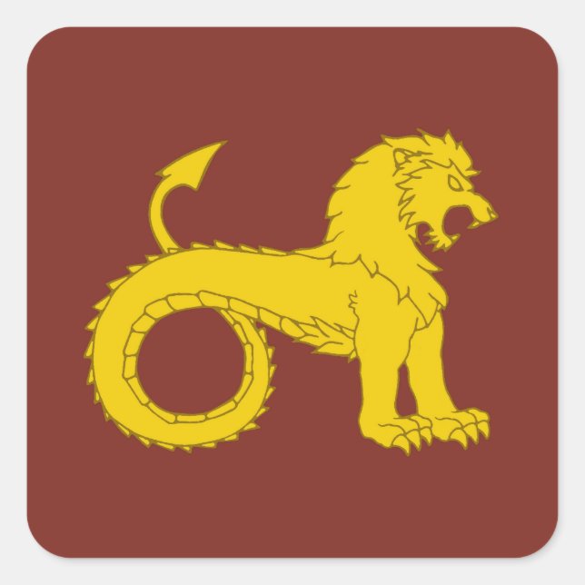 Carré Sticker de l'insigne de populace SCA Moonschadowe (Devant)