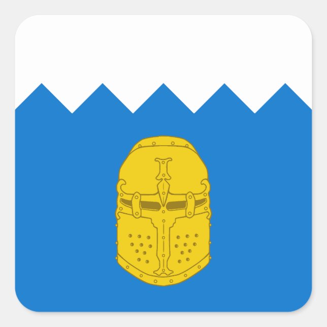 Carré Sticker de l'insigne d'insigne SCA Bronzehelm (Devant)