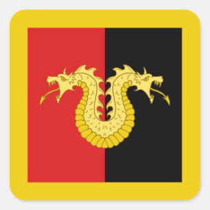 Carré Sticker de l'insigne Laire Populace de SCA Dragon