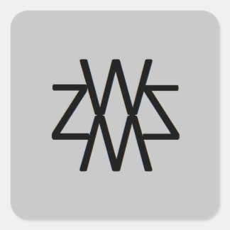 Carré Sticker de logo WZSM