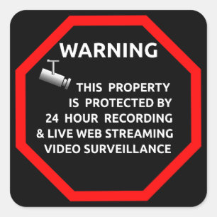 Carré Sticker de sécurité pour Windows par fournisseurs 