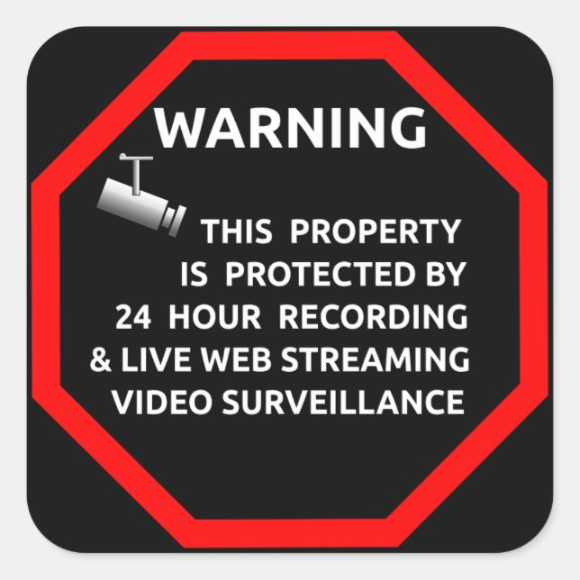 Carré Sticker de sécurité Pro Seller pour Windows (Devant)