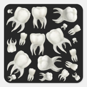 Carré Sticker dentaire Dentist Dream