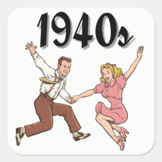 Carré Sticker des années 40
