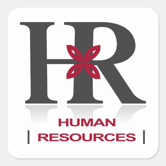 Carré Sticker d'identification 'We Are HR' / Badge (Devant)