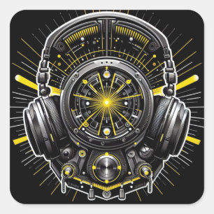 Carré Sticker DJ