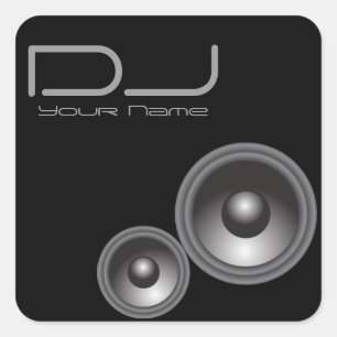 Carré Sticker DJ