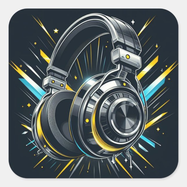 Carré Sticker DJ (Devant)