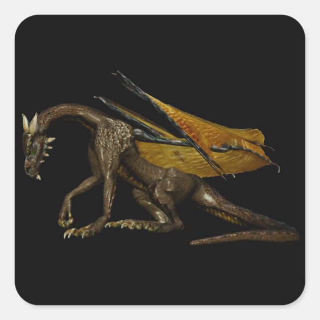 Carré Sticker Dragon (Devant)