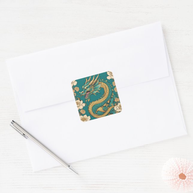 Carré Sticker Dragon (Enveloppe)