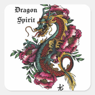 Carré Sticker Dragon Spirit
