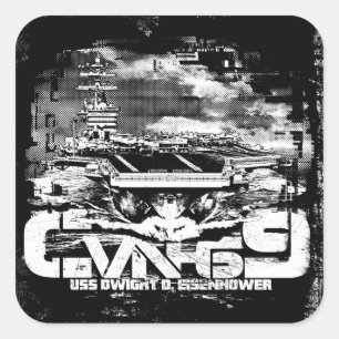 Carré Sticker Dwight D. Eisenhower