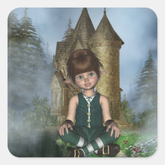 Carré Sticker Elfin Irish Hollie