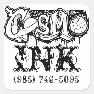 Carré Sticker en encre Cosmo