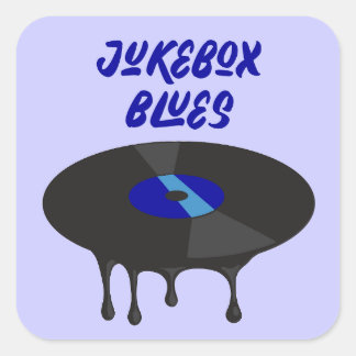 Carré Sticker en vinyle fondu