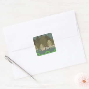 Carré Sticker Forest Grounds