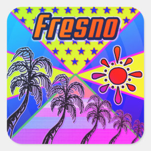 Carré Sticker Fresno Freedom