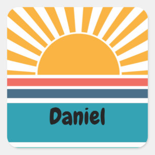 Carré Sticker Funny Sunshine