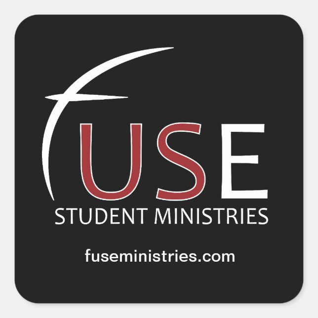 Carré Sticker Fusionner les ministères étudiants (Devant)