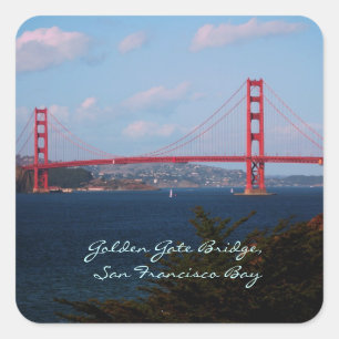 Carré Sticker Golden Gate Bridge