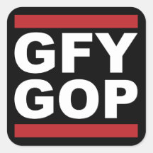 Sticker GOP GFY