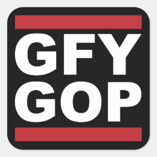 Carré Sticker GOP GFY