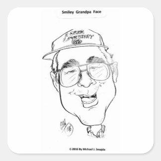 Carré Sticker grand-père