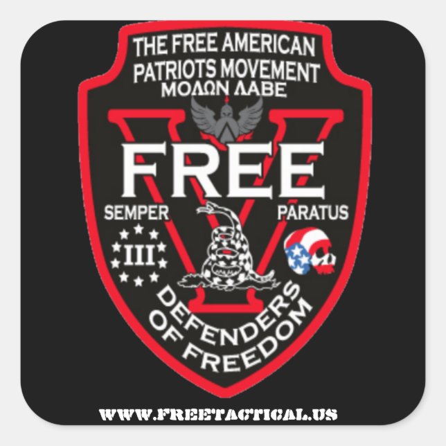 Carré Sticker GRATUIT (Devant)