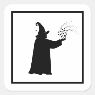 Carré Sticker Halloween Assistant déplaisant