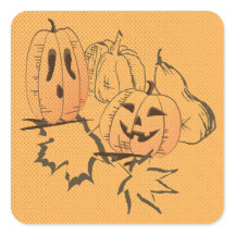 Sticker Halloween vintage